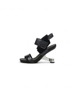 Jady Rose JADYROSE | TASH BLACK LEATHER ELEVATOR HEEL SANDAL New In Shoes 13 Jady Rose JADYROSE | TASH BLACK LEATHER ELEVATOR HEEL SANDAL New In Shoes