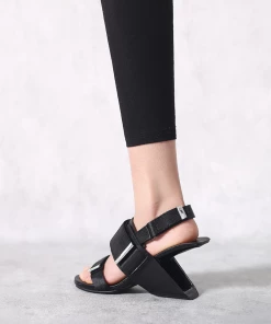 Jady Rose JadyRose | Wedge Heel Summer Slingback Sandal - Black New In Shoes 13 Jady Rose JadyRose | Wedge Heel Summer Slingback Sandal - Black New In Shoes