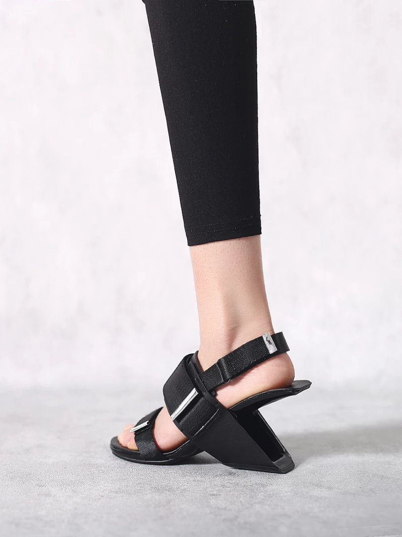 Jady Rose JadyRose | Wedge Heel Summer Slingback Sandal - Black New In Shoes 7 Jady Rose JadyRose | Wedge Heel Summer Slingback Sandal - Black New In Shoes