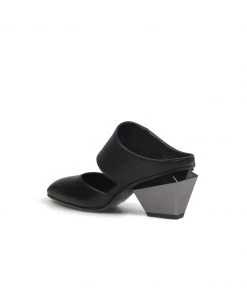 Jady Rose JadyRose | TINA Geometric Heel Black Leather Sandal New In Shoes 13 Jady Rose JadyRose | TINA Geometric Heel Black Leather Sandal New In Shoes