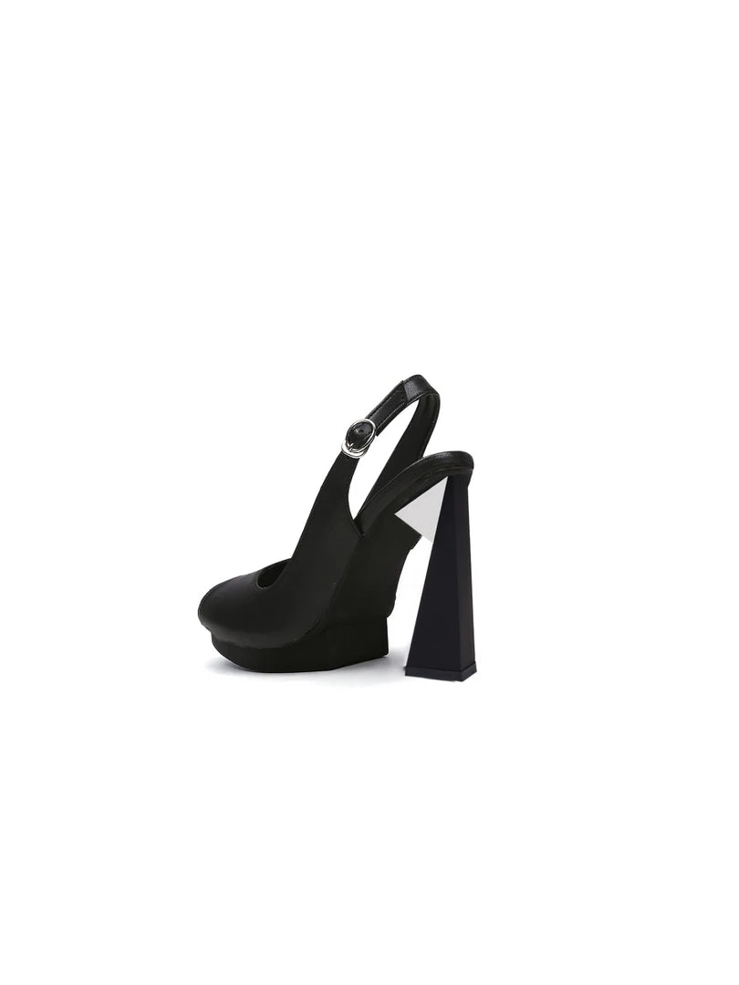 Jady Rose JadyRose | Peep-Toe Black Leather Classic Slingback NEW ARRIVALS 7 Jady Rose JadyRose | Peep-Toe Black Leather Classic Slingback NEW ARRIVALS