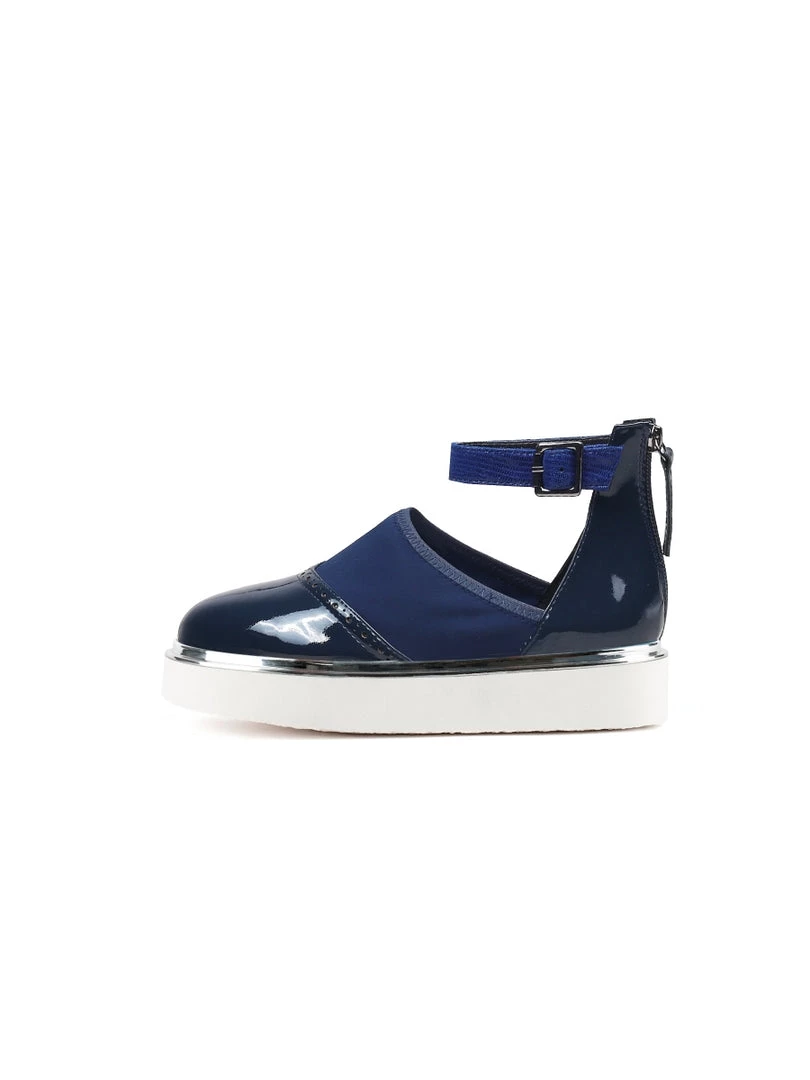 Jady Rose New In Shoes JADYROSE | TULIP ANKLE STRAP NAVY OXFORD SANDAL 7 Jady Rose New In Shoes JADYROSE | TULIP ANKLE STRAP NAVY OXFORD SANDAL