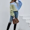 MY Smaibulun | GRANIA Batwing Sleeve Color Block Knit Sweater New In Clothing