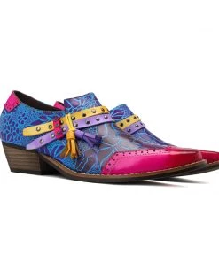 NEW ARRIVALS SOFFIA | Flower-Accent Genuine Leather Booties Oxford Shoes 11 NEW ARRIVALS SOFFIA | Flower-Accent Genuine Leather Booties Oxford Shoes