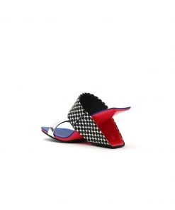 Jady Rose NEW ARRIVALS JadyRose | Signature Open-Heel Leather Slide Sandal - Blue Polka Dot 8 Jady Rose NEW ARRIVALS JadyRose | Signature Open-Heel Leather Slide Sandal - Blue Polka Dot
