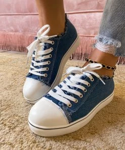 HYHE Shoes Denim Bayshore Canvas Sneakers - EN BLOOM