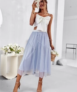 DY ELISHEBA PRINCESS SKIRT - BLUE NEW ARRIVALS