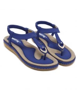 S/S 2022 SIKETU | SIGNATURE T-STRAP BLUE SLINGBACK SANDAL