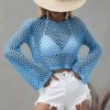 MY AIDA CROCHET KNIT TOP - BLUE NEW ARRIVALS