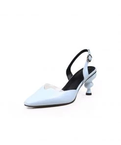 Jady Rose JadyRose | Spiral Kitten Heel Leather Slingback Blue NEW ARRIVALS 9 Jady Rose JadyRose | Spiral Kitten Heel Leather Slingback Blue NEW ARRIVALS