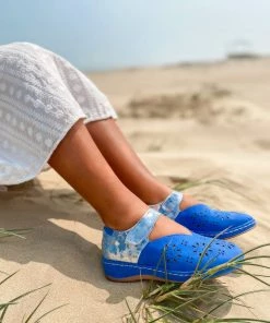 HYHE Tie-Dye Strap Perforated Mary Jane Sandal - En Bloom S/S 2022