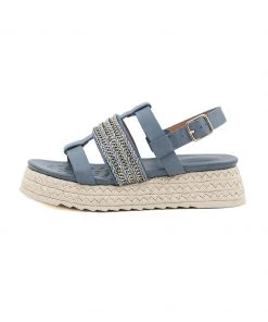 SIKETU | ESPADRILLES INSPIRED BLUE PLATFORM SANDAL New In Shoes