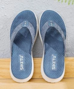 Brinkley Reef T-Strap Flip Flops - SIKETU