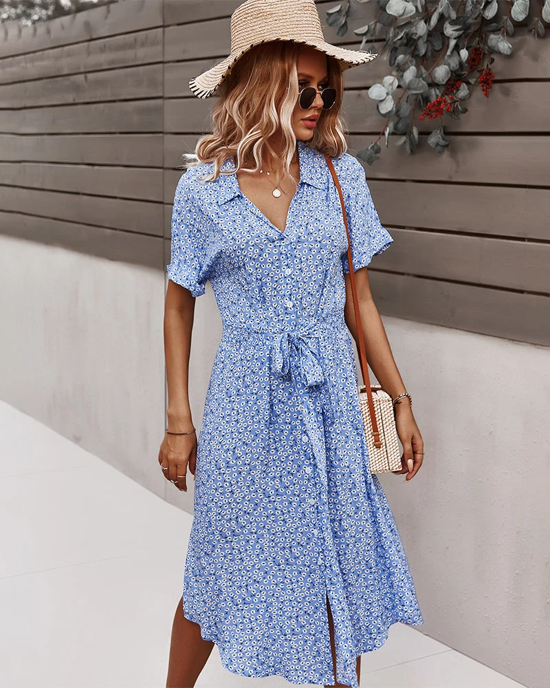 DY NEW ARRIVALS LORRIE SHIRT MIDI DRESS - SKY BLUE 2 DY NEW ARRIVALS LORRIE SHIRT MIDI DRESS - SKY BLUE