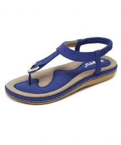 S/S 2022 SIKETU | SIGNATURE T-STRAP BLUE SLINGBACK SANDAL