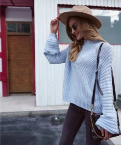 MY Smaibulun | LORINA Blue Lantern Sleeve Knit Top New In Clothing 8 MY Smaibulun | LORINA Blue Lantern Sleeve Knit Top New In Clothing