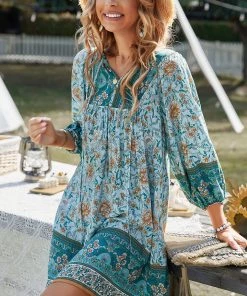 DY AURINA BOHO DRESS - TURQUOISE NEW ARRIVALS 9 DY AURINA BOHO DRESS - TURQUOISE NEW ARRIVALS