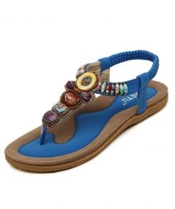 SIKETU | BLUE BEADED SANDAL 6 SIKETU | BLUE BEADED SANDAL