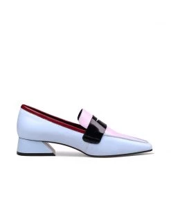 Jady Rose JadyRose | Trapezoid Block Heel Princess Kate Leather Loafer Shop Sandals 12 Jady Rose JadyRose | Trapezoid Block Heel Princess Kate Leather Loafer Shop Sandals