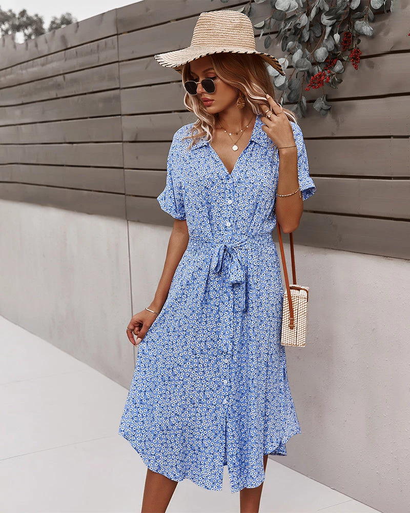 DY NEW ARRIVALS LORRIE SHIRT MIDI DRESS - SKY BLUE 3 DY NEW ARRIVALS LORRIE SHIRT MIDI DRESS - SKY BLUE