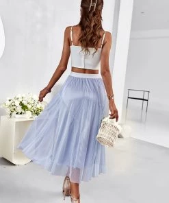 DY ELISHEBA PRINCESS SKIRT - BLUE NEW ARRIVALS