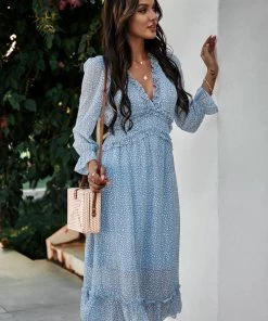DY ZARNISH MIDI DRESS - SKY BLUE NEW ARRIVALS 7 DY ZARNISH MIDI DRESS - SKY BLUE NEW ARRIVALS