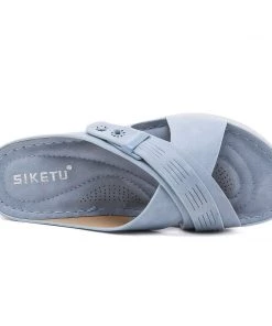 Cutout Crisscross Jolie Sandals - SIKETU