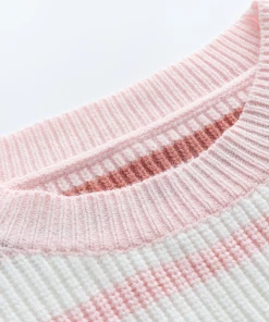 MY NEW ARRIVALS Smaibulun | Pink Blue Orange Stripe Crew Neck Knit Top 8 MY NEW ARRIVALS Smaibulun | Pink Blue Orange Stripe Crew Neck Knit Top