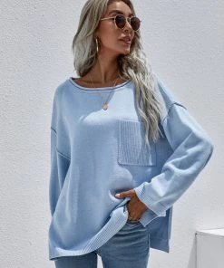 MY Smaibulun | DORETTA Oversized Front Pocket Knit Sweater