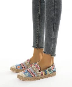 New In Shoes Bohemia Crochet Espadrilles - SIKETU