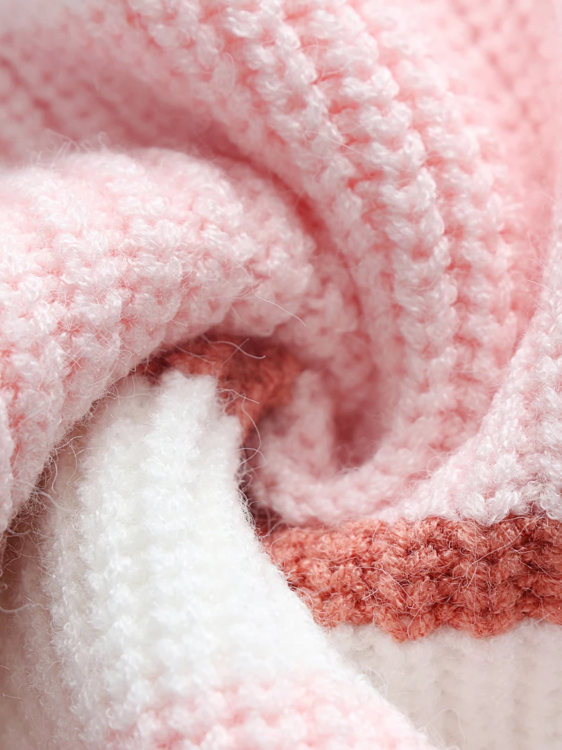 MY NEW ARRIVALS Smaibulun | Pink Blue Orange Stripe Crew Neck Knit Top 5 MY NEW ARRIVALS Smaibulun | Pink Blue Orange Stripe Crew Neck Knit Top