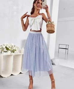 DY ELISHEBA PRINCESS SKIRT - BLUE NEW ARRIVALS