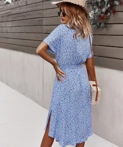 DY NEW ARRIVALS LORRIE SHIRT MIDI DRESS - SKY BLUE 11 DY NEW ARRIVALS LORRIE SHIRT MIDI DRESS - SKY BLUE