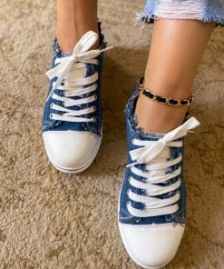 HYHE Shoes Denim Bayshore Canvas Sneakers - EN BLOOM