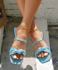 HT En Bloom | ARCTIC ATHALIA SLIDES Flat Sandals