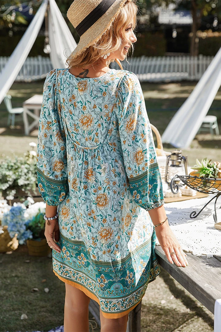 DY AURINA BOHO DRESS - TURQUOISE NEW ARRIVALS 6 DY AURINA BOHO DRESS - TURQUOISE NEW ARRIVALS