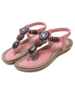 SIKETU | BLUSH MARBLE BEADED SANDAL