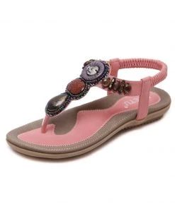 SIKETU | BLUSH MARBLE BEADED SANDAL
