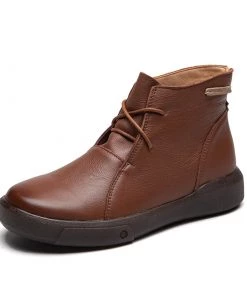 XR Shoes Modern Lace-Up Leather Boots - Rumour Has It