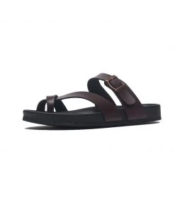 S/S 2022 MAIBULUN | BROWN FOOTBED SANDAL