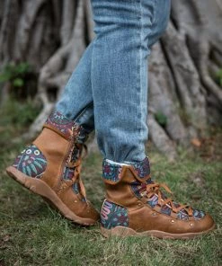 YL Shoes EN BLOOM | Geometric Combat Boot