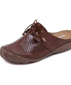 Woven Quilted Oxford Mules - SIKETU New In Shoes