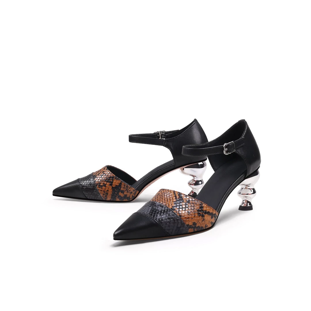 Jady Rose New In Shoes Smaibulun Doll | Snake Patterned Belted Women's Pump By JadyRose 4 Jady Rose New In Shoes Smaibulun Doll | Snake Patterned Belted Women's Pump By JadyRose
