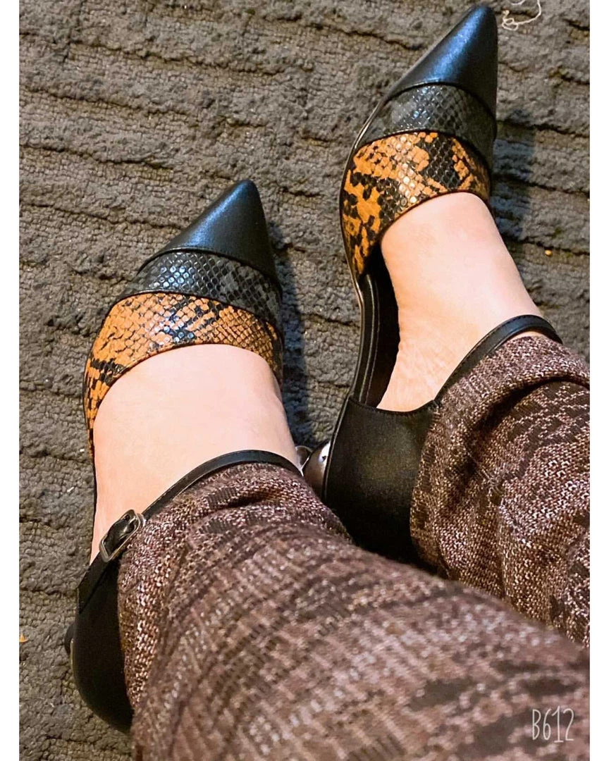 Jady Rose New In Shoes Smaibulun Doll | Snake Patterned Belted Women's Pump By JadyRose 2 Jady Rose New In Shoes Smaibulun Doll | Snake Patterned Belted Women's Pump By JadyRose