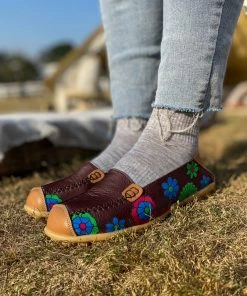 ATC Floral Print-Accent Leather Loafers - MAMA LOVE 28 ATC Floral Print-Accent Leather Loafers - MAMA LOVE