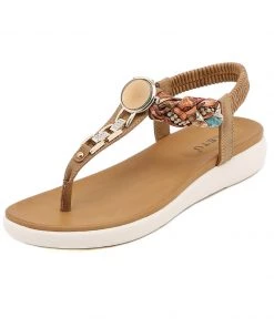 SIKETU | BROWN BOHO INSPIRED V-STRAP THONG 5 SIKETU | BROWN BOHO INSPIRED V-STRAP THONG