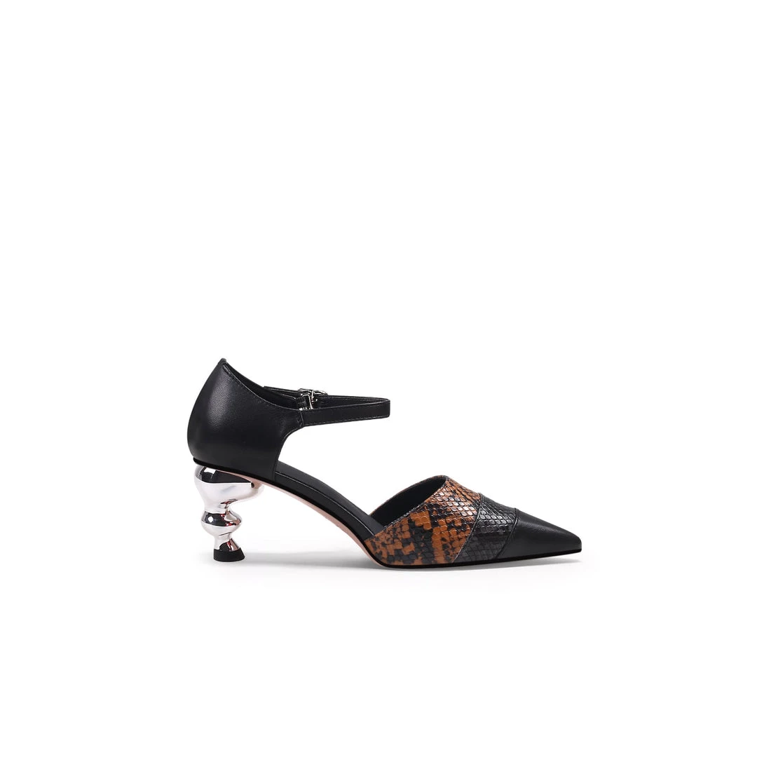 Jady Rose New In Shoes Smaibulun Doll | Snake Patterned Belted Women's Pump By JadyRose 7 Jady Rose New In Shoes Smaibulun Doll | Snake Patterned Belted Women's Pump By JadyRose