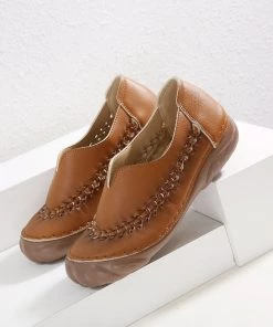 S/S 2022 Trim-Stitch Woven Deco Loafers - SIKETU