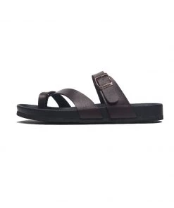S/S 2022 MAIBULUN | BROWN FOOTBED SANDAL