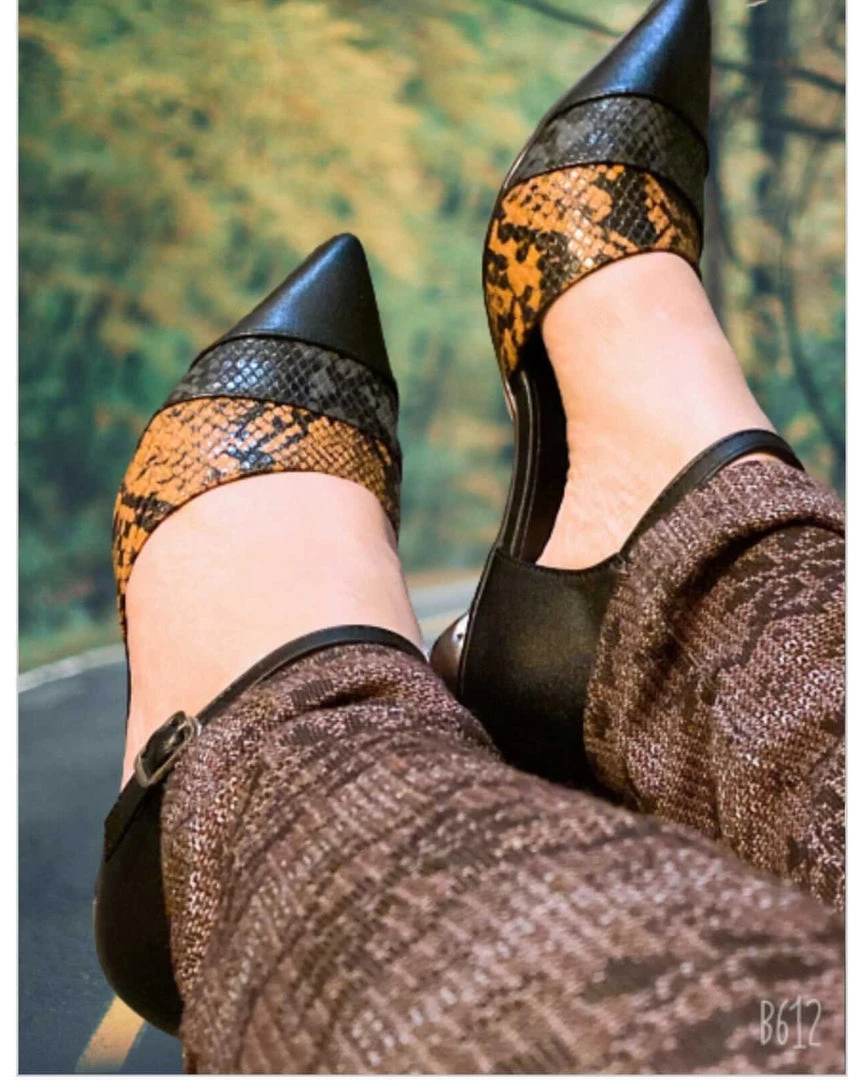 Jady Rose New In Shoes Smaibulun Doll | Snake Patterned Belted Women's Pump By JadyRose 5 Jady Rose New In Shoes Smaibulun Doll | Snake Patterned Belted Women's Pump By JadyRose